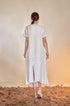 Nydia Linen Short Sleeves Dress